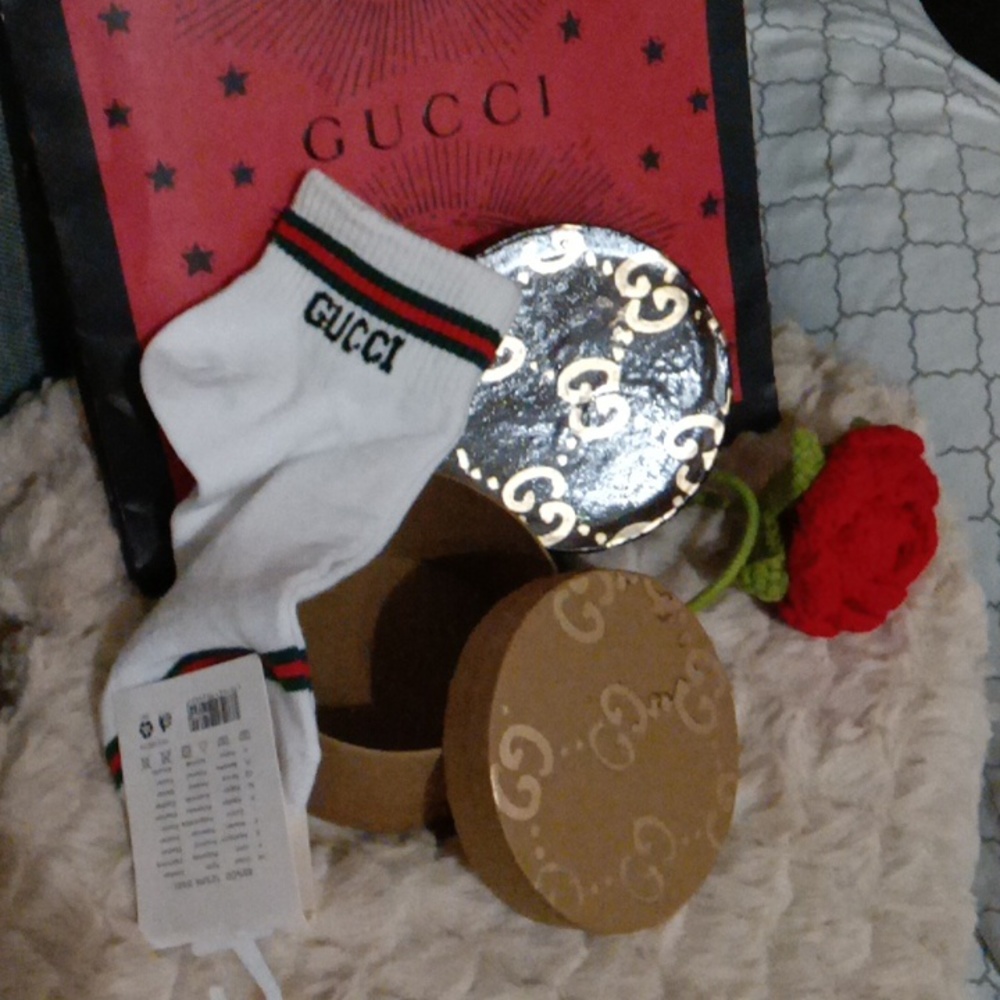 NWT designer inspired luxury socks